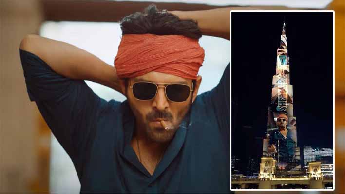 Pathaan vs Shehzada Kartik Aaryan’s Shehzada trailer takes over Burj Khalifa