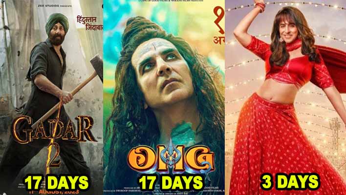 Gadar 2 vs Dream Girl 2 vs OMG 2 Box Office Report