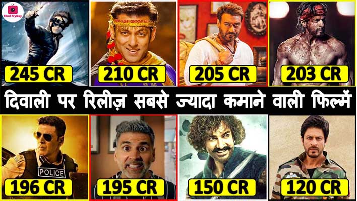 Top 10 Highest Grossing Bollywood Movies on Diwali