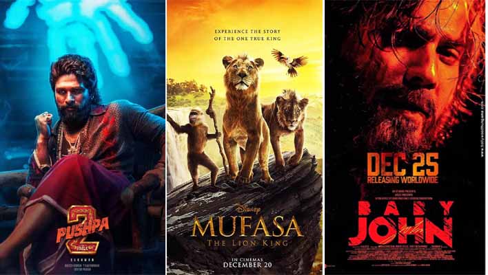 Movies releasing in December 2024