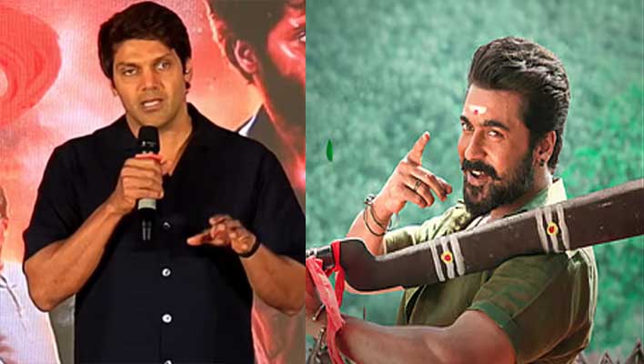 arya talks about deleted scene from suriya karuppu